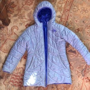 North face winter coat size 7/8 Great condition.